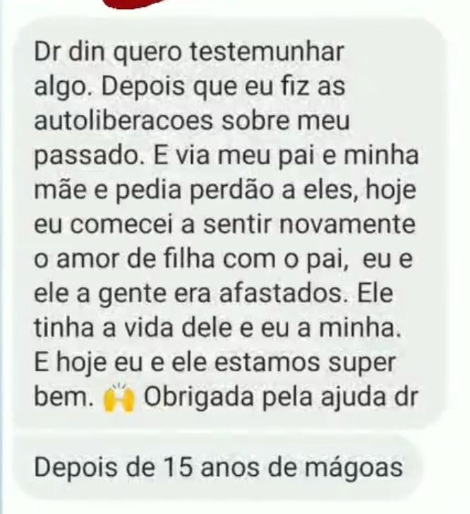 Depoimento de cliente 8 sobre a sessão com Dr. Dhin