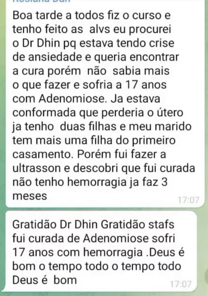 Depoimento de cliente 16 sobre a sessão com Dr. Dhin