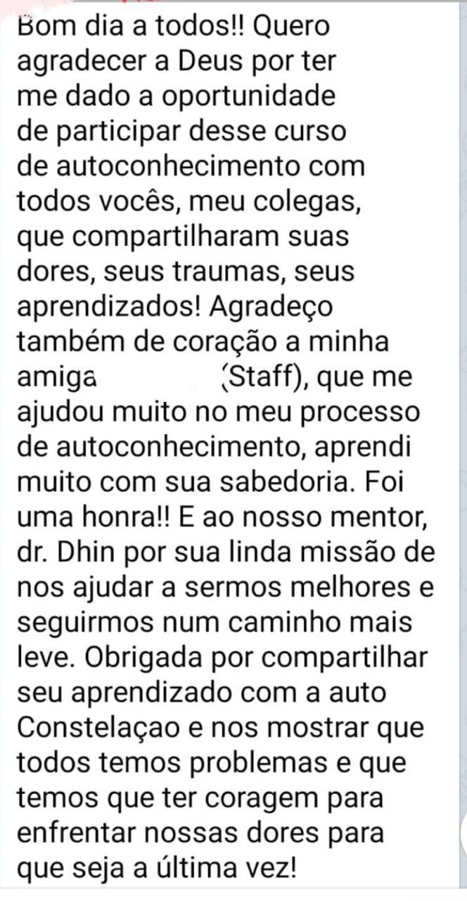 Depoimento de cliente 24 sobre a sessão com Dr. Dhin