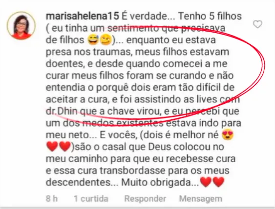 Depoimento 6 de aluno do Método ALV
